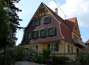 Die Villa Wiegestube in der Villa-Hiller in Geislingen an der Steige